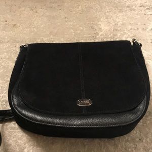 Ralph Lauren suede leather shoulder bag